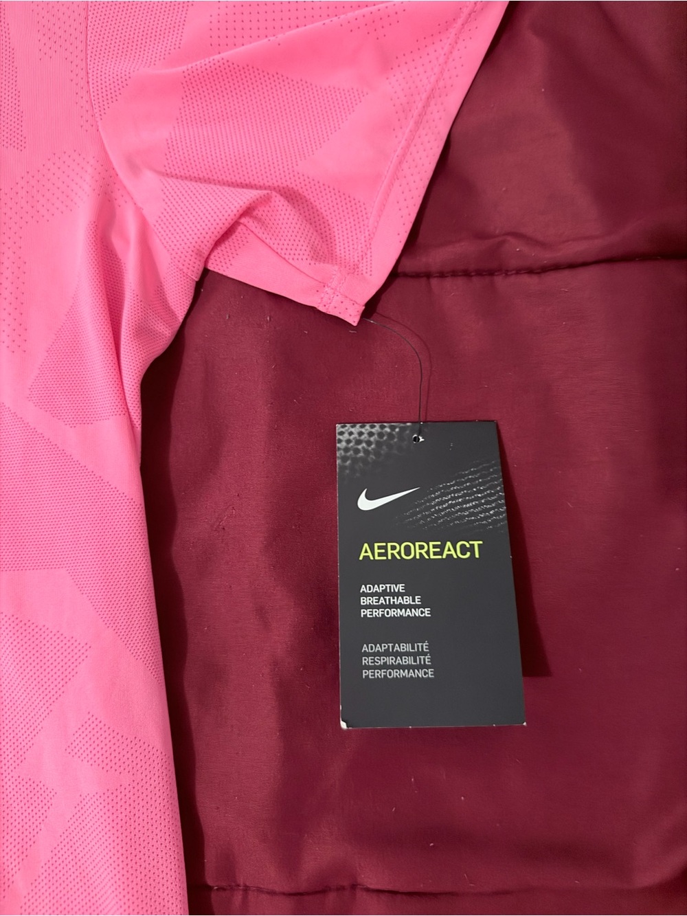 Nike Men’s Pink Short Sleeve Dri-FIT Tee - Picture 5 of 7